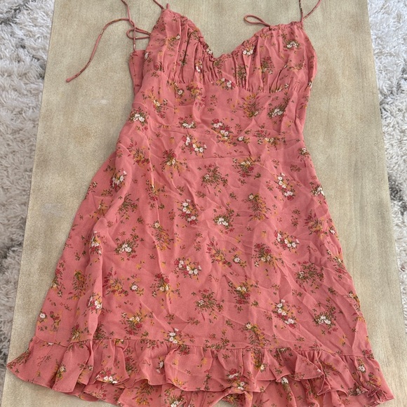 Reformation Pink Floral Dress - Picture 1 of 3